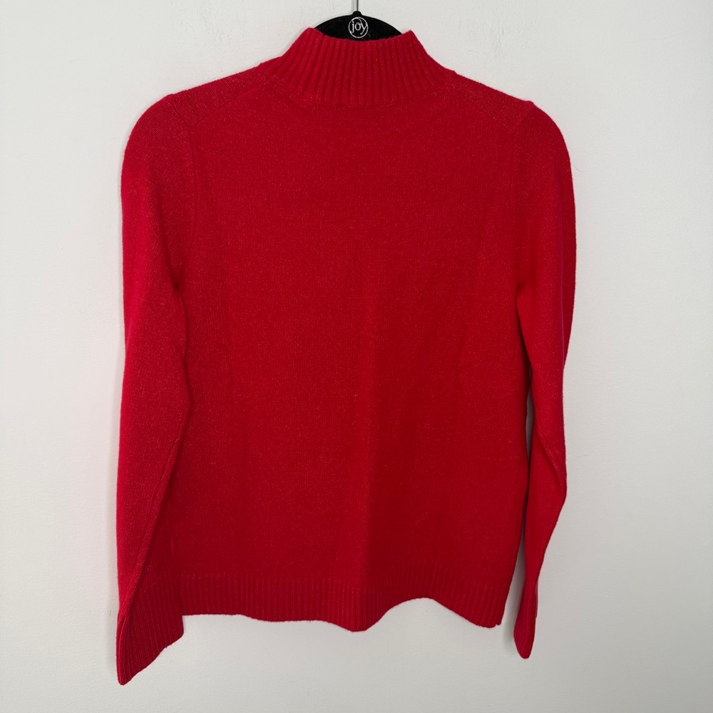 Talbots Mockneck Pullover - Intarsia Heart S - Picture 5 of 6